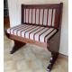 Anteprima foto (5/5) panche in stile shabby chic coutry rustico arredo pub birreria da 116cm imbottita ecopelle