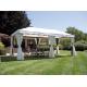 Anteprima foto (1/2) gazebo rettangolare alluminio verniciato epoxy 6×3 mt arredo contract