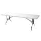 Anteprima foto (1/3) tavolo catering pieghevole 242x76 con piano bianco in polietilene ad alta densità