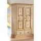 Anteprima foto (6/6) armadio in legno 2 porte 2 casssetti per arredamenti in stile decorato