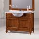 Anteprima foto (4/6) mobile bagno classico in legno con lavabo mineralmarmo con specchiera