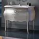 Anteprima foto (3/5) mobile bagno contemporaneo 2 cassetti laccato tortora madreperla con piano mineralmarmo