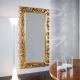Anteprima foto (5/5) specchiera rettangolare lavorata foglia oro per arredi in stile classico barocco