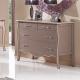Anteprima foto (2/5) comò classico laccato con 4 cassetti in color tortora in stile contemporaneo moderno