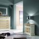 Anteprima foto (4/6) comodino in legno 3 cassetti per arredamenti in stile classico contemporaneo