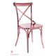 Anteprima foto (1/2) sedie verbania croce shabby chic in metallo per arredamento classico bar ristorante pizzerie