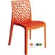 Anteprima foto (1/10) sedie in polipropilene per arredo esterno - interno design moderno albergo ristorante trattoria bar