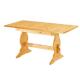 Anteprima foto tavolo allungabile in legno di pino massello gambe fratino 130/170