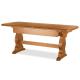 Anteprima foto (2/7) tavolo allungabile in legno di pino massello gambe fratino 160/250