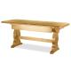 Anteprima foto (7/9) tavolo allungabile in legno di pino massello gambe fratino 190/370