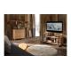 Anteprima foto soggiorno living completo in legno massello di abete con porta tv struttura ferro