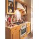 Anteprima foto cucina in stile rustico country provenzale in legno massello color miele per arredo baite chalet case in montagna