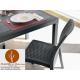 Anteprima foto (6/6) set avezzano sedie e tavoli per arredamento bar ristorante giardino in polipropilene intreccio rattan