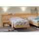 Anteprima foto (1/1) testata letto camere albergo hotel agriturismo in legno massello di pino color naturale e giroletto accostabili
