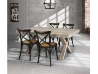 Foto tavolo allungabile invecchiato arredi in stile rustico moderno cm 180(280)x90