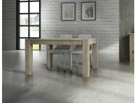 Foto tavolo stile moderno contemporaneo allungabile color rovere patinato