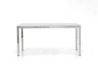 Foto tavolo allungabile in vetro in stile moderno contemporaneo