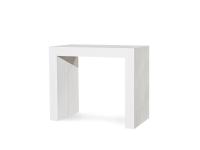 Foto consolle allungabile in stile moderno provenzale color bianco con 5 allunghe