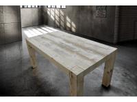 Foto tavolo allungabile rustico moderno in legno vecchio