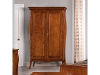 Foto armadio in legno 2 ante bombato per arredi in stile classico