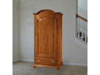 Foto armadio per camere da letto in legno 1 anta 1 cassetto arte povera