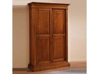 Foto armadio ingresso in legno 2 ante scorrevoli 1 ripiano per arredamenti in stile arte povera