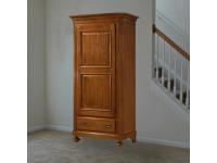 Foto armadio in legno 1 anta bugnata 1 cassetto arredamenti in stile classico