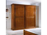 Foto armadio in legno 2 ante scorrevoli con cassettiera arte povera arredamenti in stile