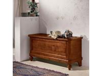 Foto cassapanca con contenitore per arredi in stile classico in legno