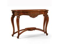 Foto consolle in legno 1 cassetto sagomata e intagliata arredi in stile classico