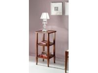 Foto etagere in legno massello in stile classico arte povera con 2 ripiani