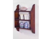 Foto pensili mensola in legno massello con 3 ripiani e fianchi sagomati per arredamenti classici