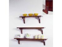 Foto mensole in legno massello per arredamenti in stile classico arte povera