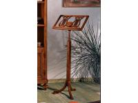 Foto leggio in legno ad altezza variabile ideale per arredamenti in stile classico arte povera