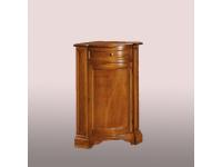 Foto mobile ad angolo in legno 1 porta 1 cassetto per arredamenti in stile classico arte povera