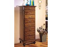 Foto mobile cassettiera per arredo privato o contract in legno con 8 cassetti stile classico