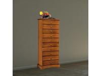 Foto mobile cassettiera classica in legno con 10 cassetti per arredamenti camere da letto in stile arte povera