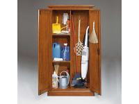 Foto armadio ripostiglio dispensa 2 ante in legno per arredamenti in stile classico arte povera