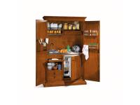 Foto armadio cucina a 2 ante ideale per arredi seconde case taverne in stile rustico classico