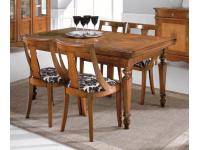 Foto tavolo allungabile in legno a serrandina