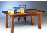 Foto tavolo per arredi in stile classico allungabile in legno toulipier da 180 cm con gambe quadre