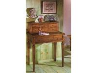 Foto scrittoio in legno con 7 cassetti in stile arte povera classico per arredo camere da letto soggiorni