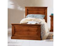 Foto letto singolo in legno toulipier per arredamenti in stile classico