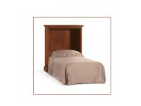 Foto mobile letto in legno con rete girevole a doghe per arredi in stile classico