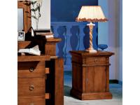 Foto comodino in legno massello arredamento in stile classico arte povera 1 cassetto 1 porta