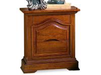 Foto comodino 3 cassetti in legno per arredamenti in stile classico