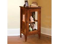 Foto vetrinetta arredamenti in stile classico in legno 1 anta 1 ripiano