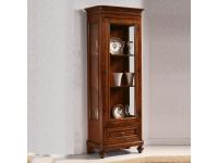 Foto vetrinetta in legno 1 porta 1 cassetto per arredamenti in stile classico arte povera