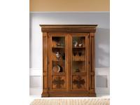 Foto vetrina argentiera 2 ante smontabile con doppio riquadro in stile classico