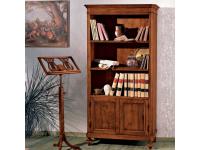 Foto libreria classica in legno con 2 ante 2 ripiani